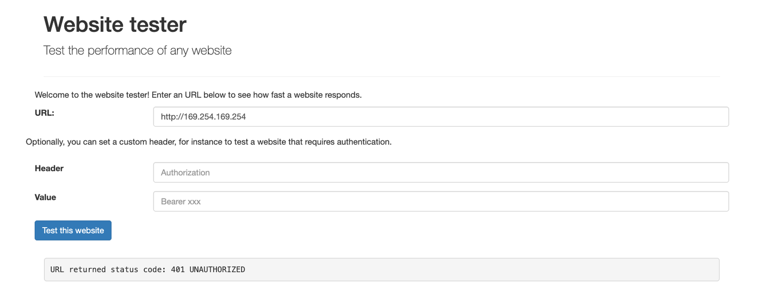 With IMDSv2 enforced, the IMDS endpoint requires retrieving a session token first, and providing it in subsequent requests - which an attacker generally cannot achieve through an SSRF vulnerability.