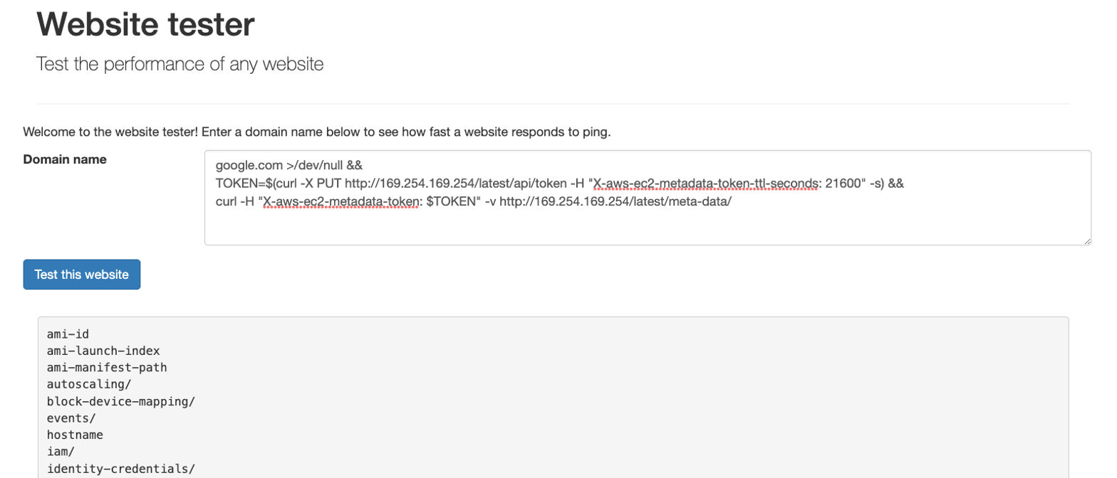 IMDSv2 requires passing an additional HTTP header with a dynamic value