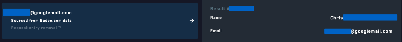 Identifying the likely actor's email based on the password used, based on publicly-available data breaches