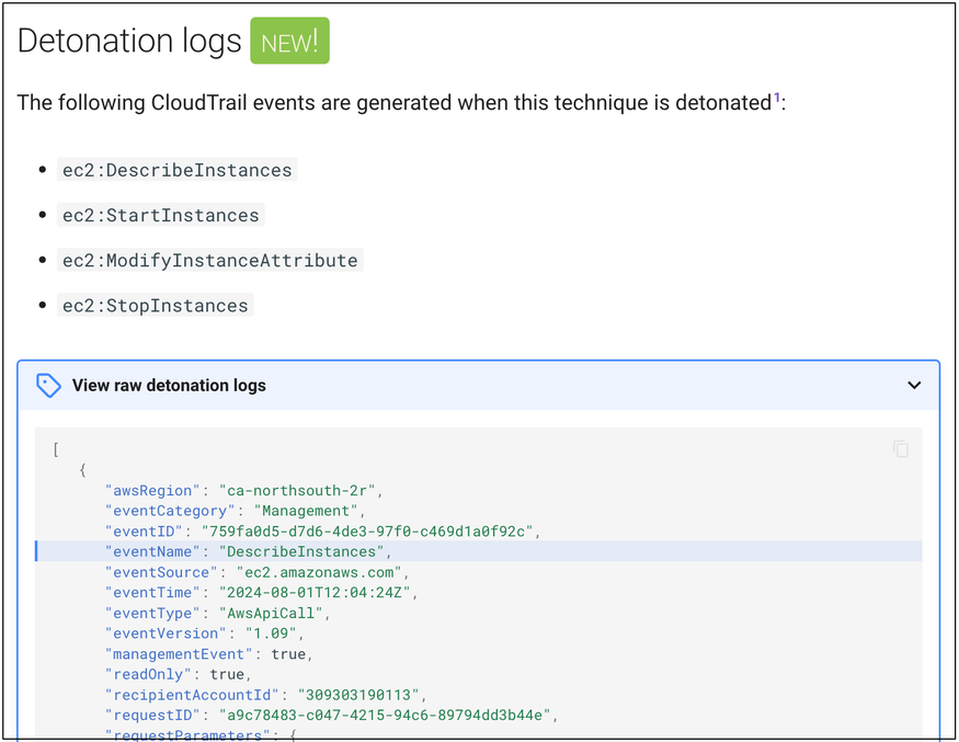 Grimoire detonation logs