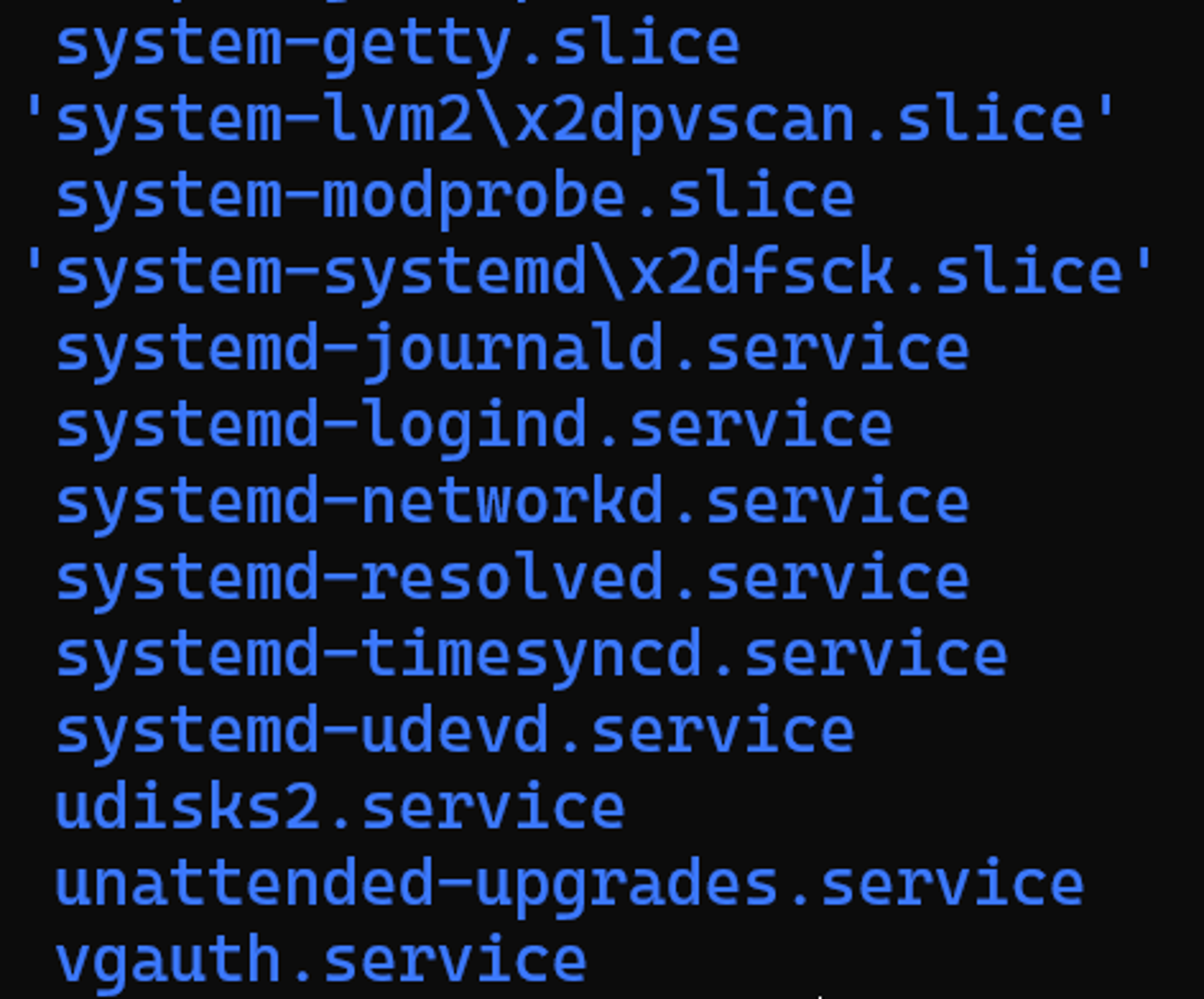 Information disclosed in cgroup files