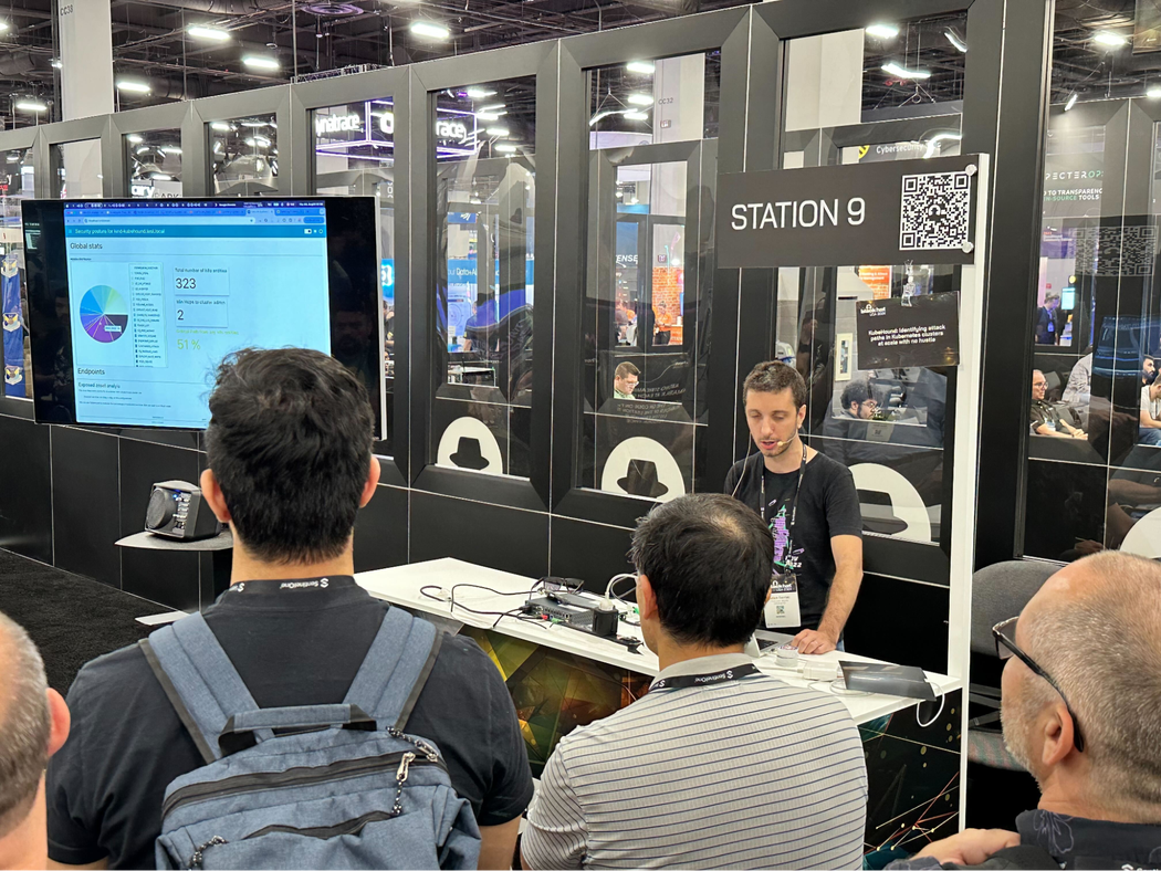 Julien Terriac at Black Hat Arsenal