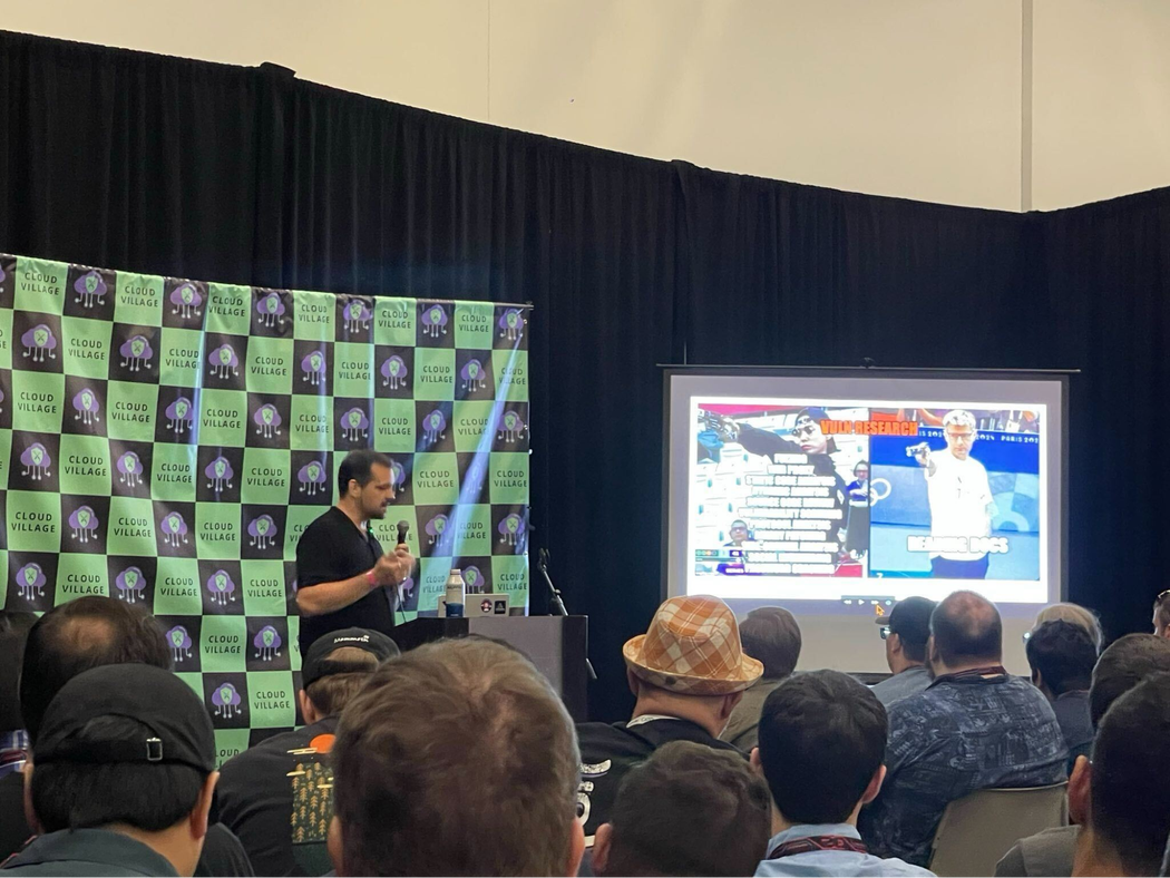 Zander Mackie at the DEF CON Cloud Village