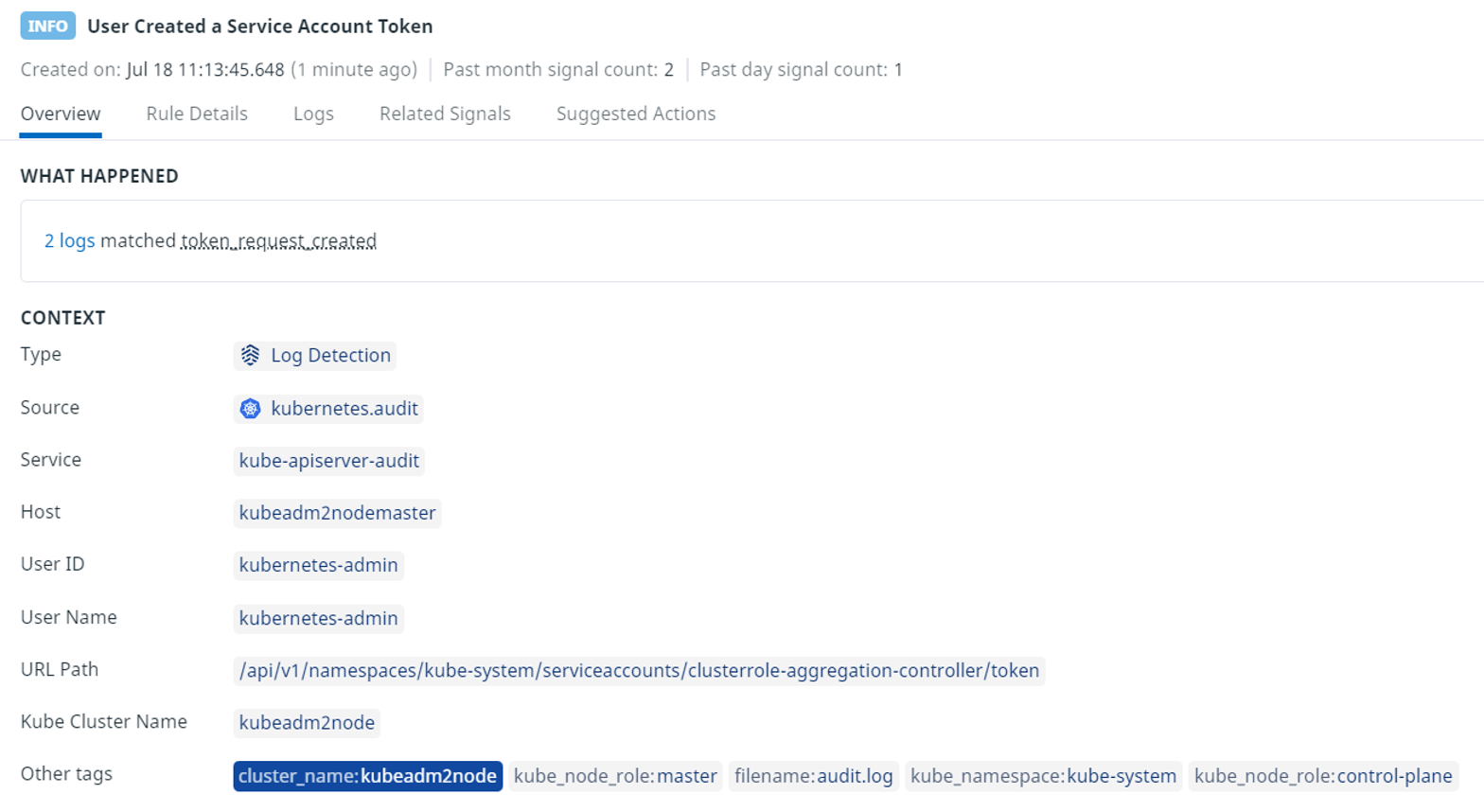 Stratus Red Team SIEM alert