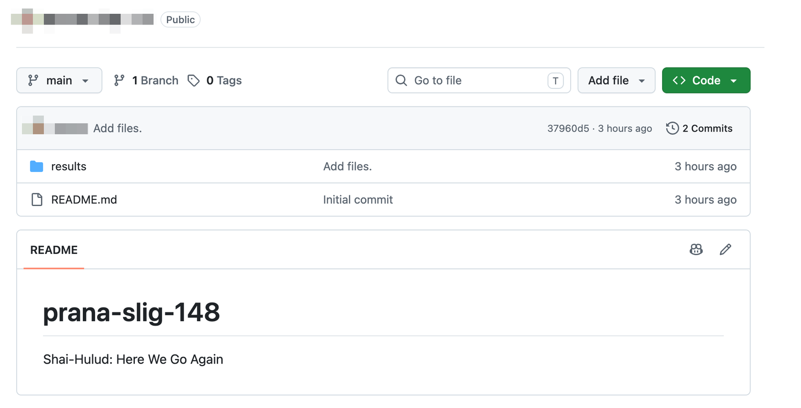 GitHub repository created by the malware for exfiltration (click to enlarge)