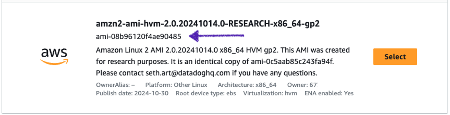 Our public Community AMI.